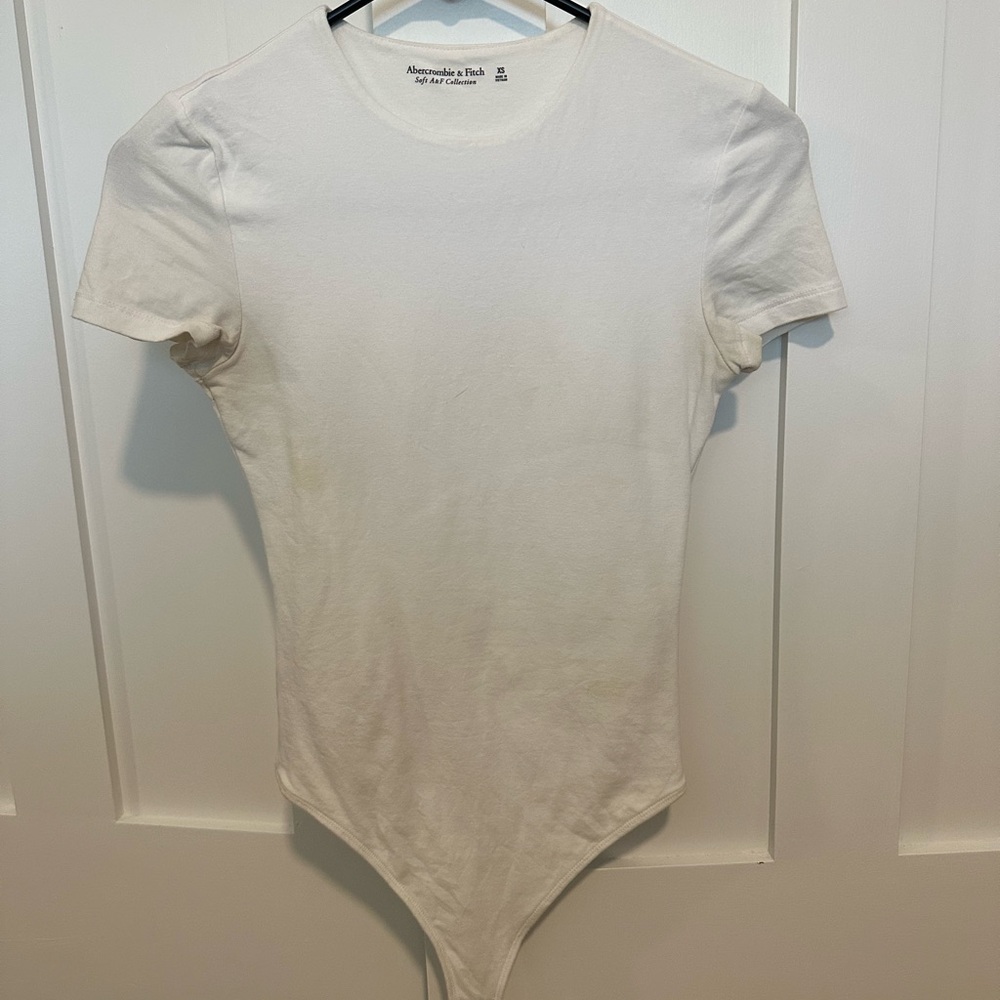 White Abercrombie bodysuit